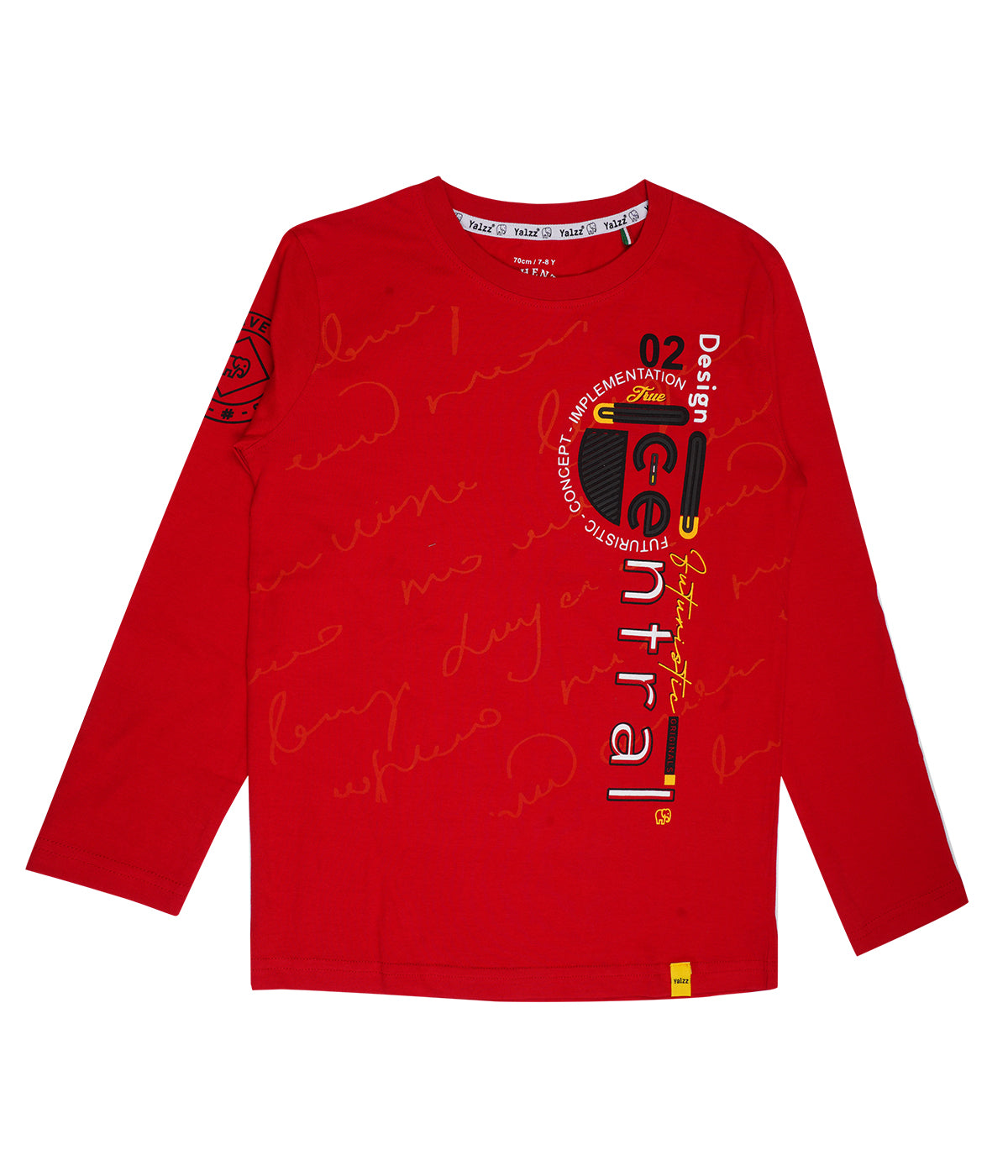 Yalzz Boys fullsleeve printed Tshirt Yalzz Boys fullsleeve printed Tshirt